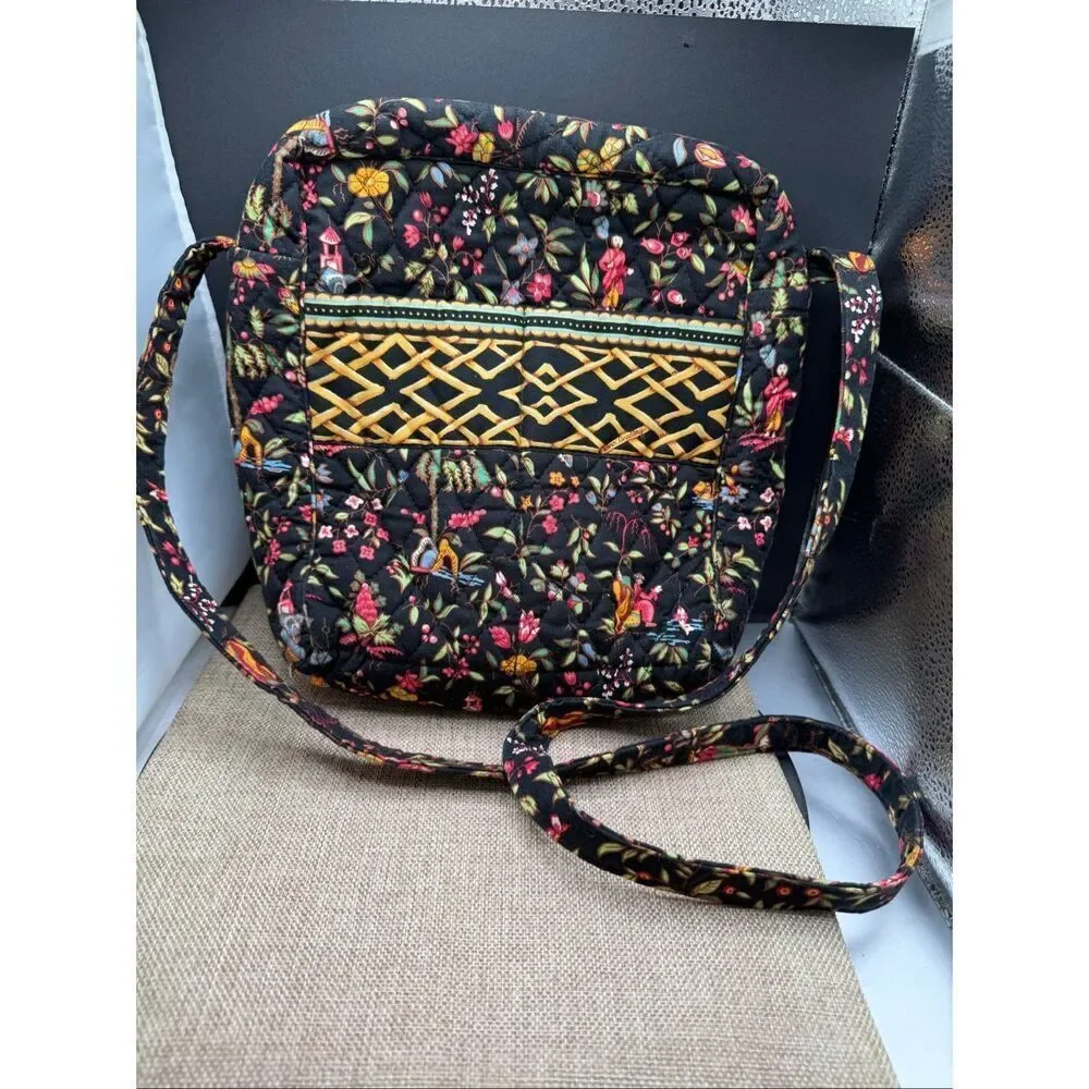 Vera Bradley Rare Ming Asian Pattern Moms Day Out Shoulder Purse Crossbody Bag - Picture 10 of 10